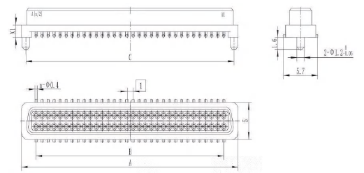 HSI-nTJ Plug Outline Dimensions
