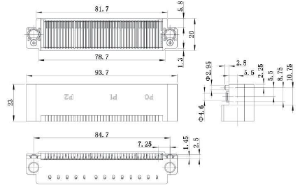 VPX-61Z8eIJ8IIIJ8-A Outline Dimensions